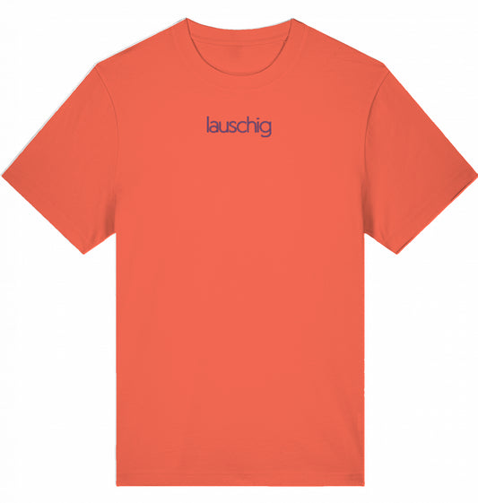 lauschig shirt lässig purple logo