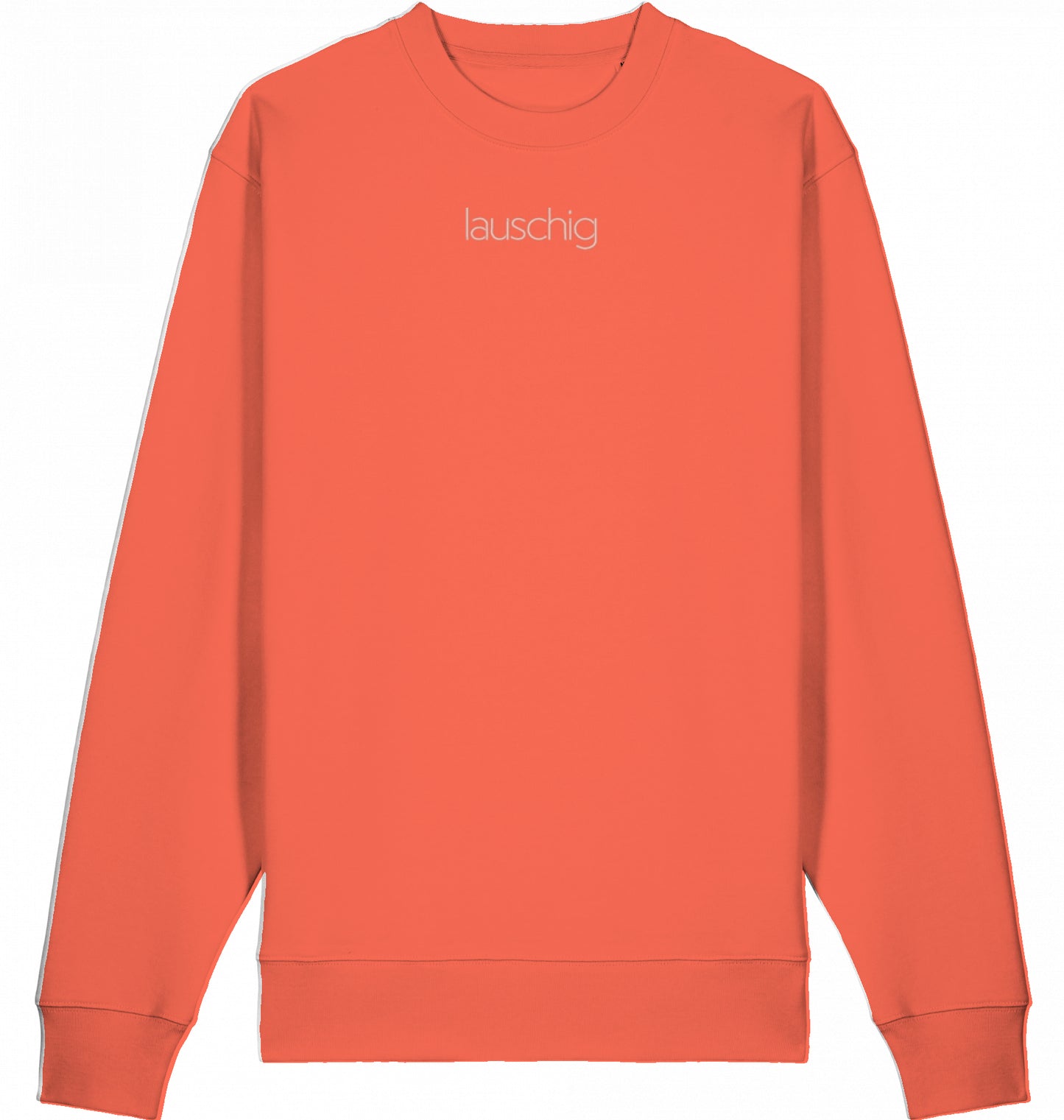 lauschig sweater coral logo