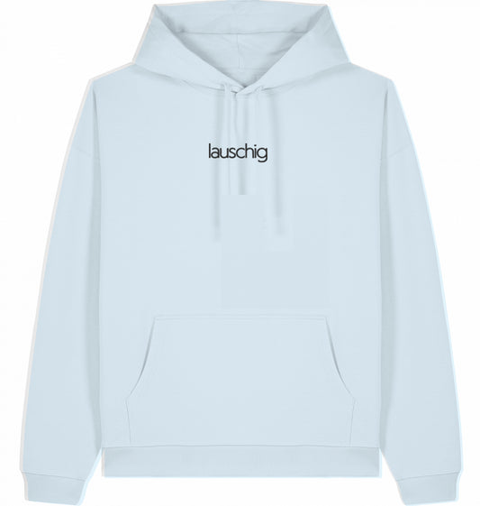 lauschig hoodie oversized black logo
