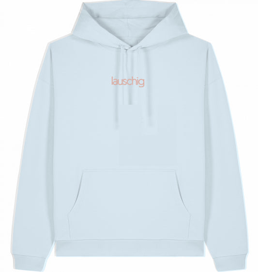 lauschig hoodie oversized coral logo