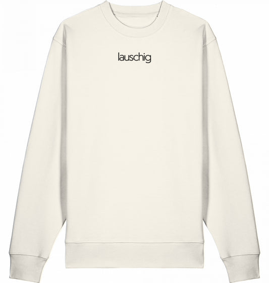 lauschig sweater black logo
