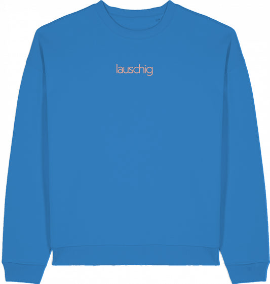 lauschig sweater oversized coral logo