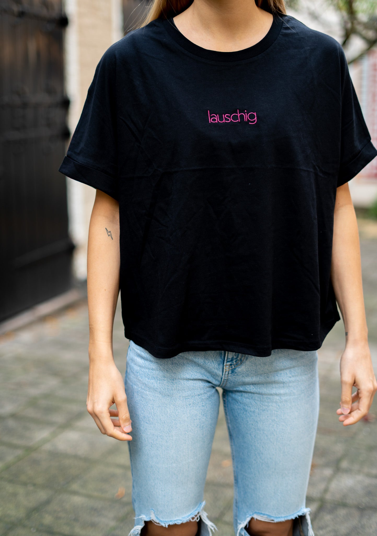 lauschig crop shirt